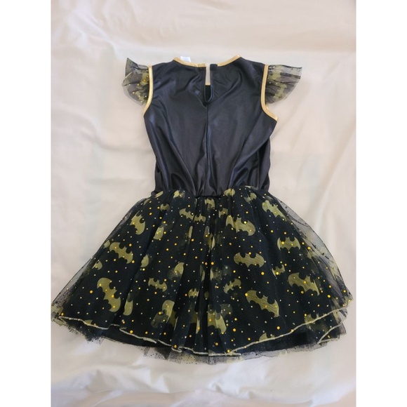 DC Comics Batman Superhero Dress L Black Gold Kids - Picture 3 of 8